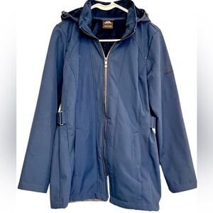 ZeroXposur Womens Hooded Jacket Water Wind Resistant Faux Fur Liner Small